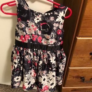 Black and pink and white and gray dress